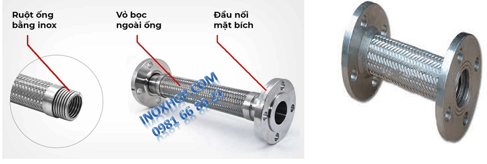 khớp nối mềm inox 1