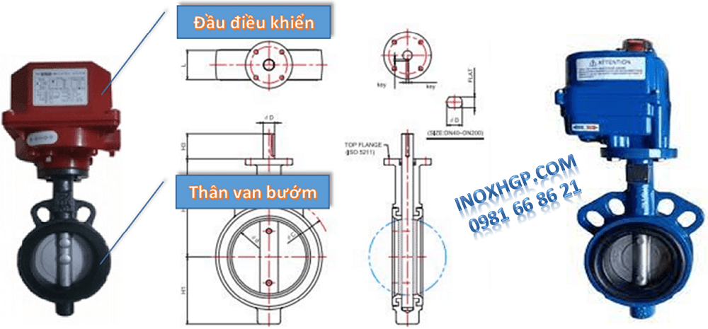 van bướm điều khiển điện 1