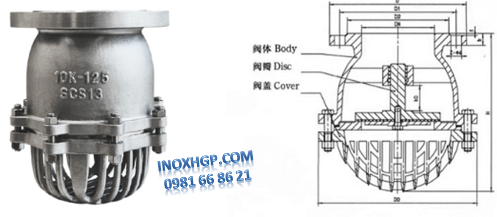 rọ bơm inox 304