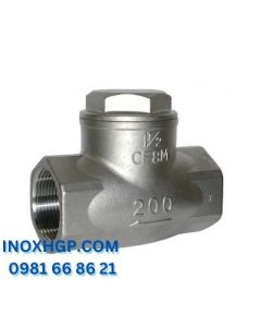 van 1 chiều lá lật inox