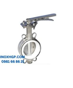 Van bướm inox tay gạt